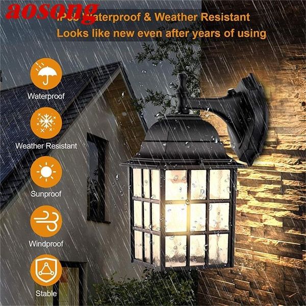 outdoor wall lamps aosong sconces light classical led build-in sensor lamp waterproof ip65 home decorative for porch
outdoor wall lamps aosong sconces light classical led build-in sensor lamp waterproof ip65 home decorative for porch