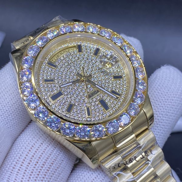 fork set diamond watch 43mm meter gold stainless steel automatic machinery fashion, Slivery;brown
fork set diamond watch 43mm meter gold stainless steel automatic machinery fashion, Slivery;brown