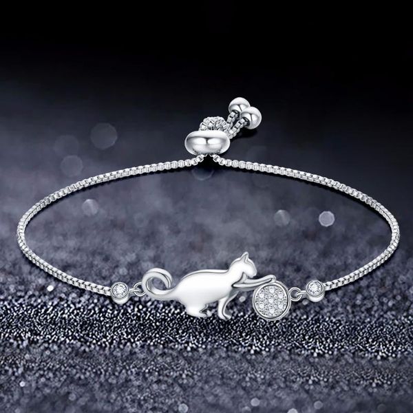 charm bracelets sipengjel women's hand cat and ball on for women friends box chain jewelry gift 2021, Golden;silver
charm bracelets sipengjel women's hand cat and ball on for women friends box chain jewelry gift 2021, Golden;silver