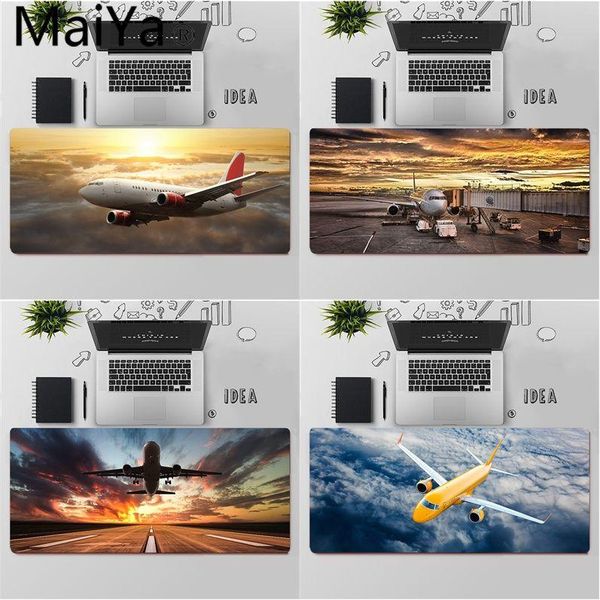 mouse pads & wrist rests maiya airplane aircraft blue sky clouds rubber durable deskmousepad large pad keyboards mat
mouse pads & wrist rests maiya airplane aircraft blue sky clouds rubber durable deskmousepad large pad keyboards mat