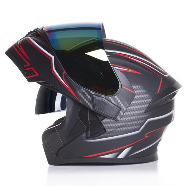 motorcycle helmets modular racing dual lens capacete da motocicleta cascos moto with sun visor full face flip up
motorcycle helmets modular racing dual lens capacete da motocicleta cascos moto with sun visor full face flip up