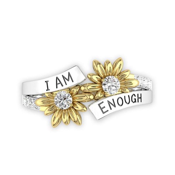 wedding rings vintage finger for women iam enough letter carved sunflower ring party gothic female jewelry festival gift, Slivery;golden
wedding rings vintage finger for women iam enough letter carved sunflower ring party gothic female jewelry festival gift, Slivery;golden