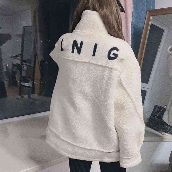 women's fur & faux balangiaca autumn and winter women's outerwear loose coat lamb wool cardigan thickened zfwy, Black
women's fur & faux balangiaca autumn and winter women's outerwear loose coat lamb wool cardigan thickened zfwy, Black