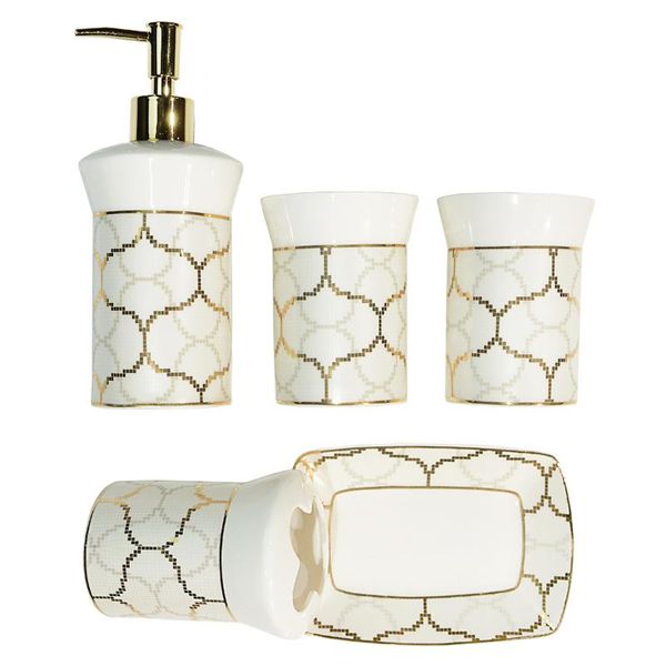 bath accessory set european ceramic bathroom 5 piece of toiletries soap bottles dish toothbrush holder mug
bath accessory set european ceramic bathroom 5 piece of toiletries soap bottles dish toothbrush holder mug