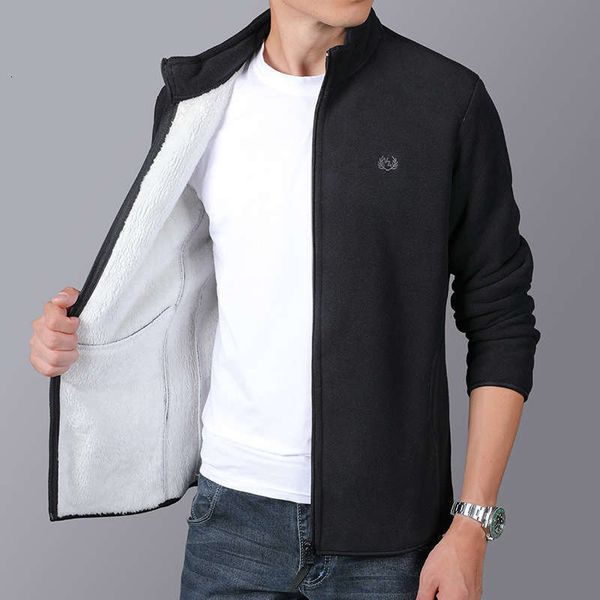 and men's tracksuits autumn winter t-shirt cardigan sportswear upper garment plush thickened sweater coat, Gray
and men's tracksuits autumn winter t-shirt cardigan sportswear upper garment plush thickened sweater coat, Gray