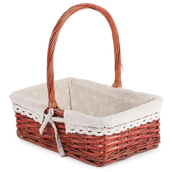 storage baskets handwoven basket natural multi-function organizer picnic hamper shopping for picnic, 
storage baskets handwoven basket natural multi-function organizer picnic hamper shopping for picnic,