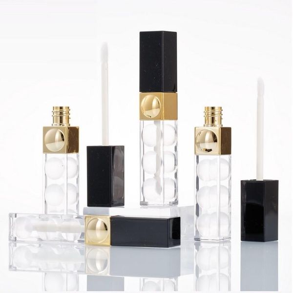 storage bottles & jars 100/50pcs 5ml empty lip gloss tube,clear glaze tube,black cap,diy lipstick cosmetic packing container,gold collar
storage bottles & jars 100/50pcs 5ml empty lip gloss tube,clear glaze tube,black cap,diy lipstick cosmetic packing container,gold collar