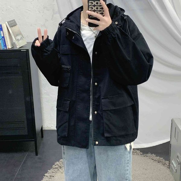 men's jackets coats and with four solid pockets zip up jacket loose hoodie streetwear plus size outerwear cotton for male ehhi, Black;brown
men's jackets coats and with four solid pockets zip up jacket loose hoodie streetwear plus size outerwear cotton for male ehhi, Black;brown