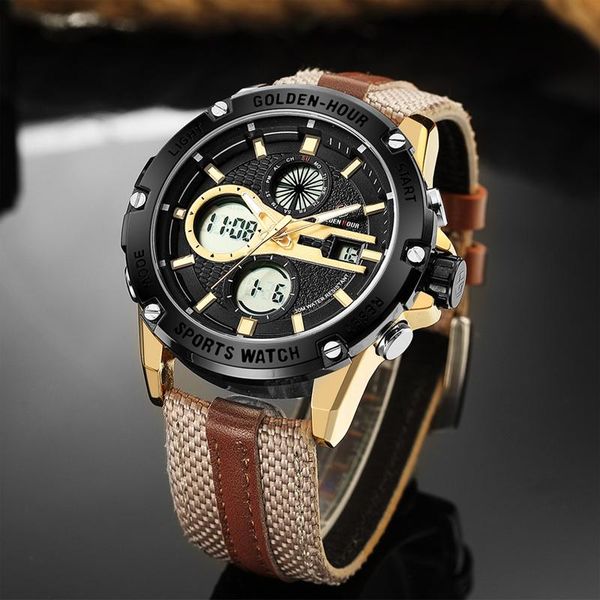 wristwatches goldenhour fashion men's watches wristwatch waterproof quartz watch leather strap male clock relogio masculino, Slivery;brown
wristwatches goldenhour fashion men's watches wristwatch waterproof quartz watch leather strap male clock relogio masculino, Slivery;brown