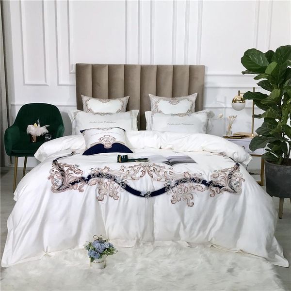 bedding sets white green pink luxury european royal embroidery 100s bed set duvet cover egyptian pillowcases sheet/linen cotton
bedding sets white green pink luxury european royal embroidery 100s bed set duvet cover egyptian pillowcases sheet/linen cotton