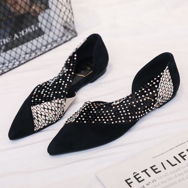 Elegant Crystal Pointed Flat Shoes Women 2021 Slip On Loafers Shoes Female Casual Loafers Flats Rhinestone, Black
Elegant Crystal Pointed Flat Shoes Women 2021 Slip On Loafers Shoes Female Casual Loafers Flats Rhinestone, Black
