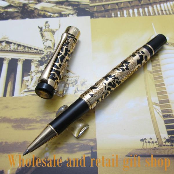 jinhao e500 embossed golden dragon pen rollerball metal gift ballpoint pens, Blue;orange
jinhao e500 embossed golden dragon pen rollerball metal gift ballpoint pens, Blue;orange