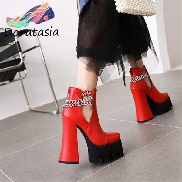 arrival ladies pumps solid buckle zipper high heel platform women chain party luxury trendy shoes woman dress, Black
arrival ladies pumps solid buckle zipper high heel platform women chain party luxury trendy shoes woman dress, Black