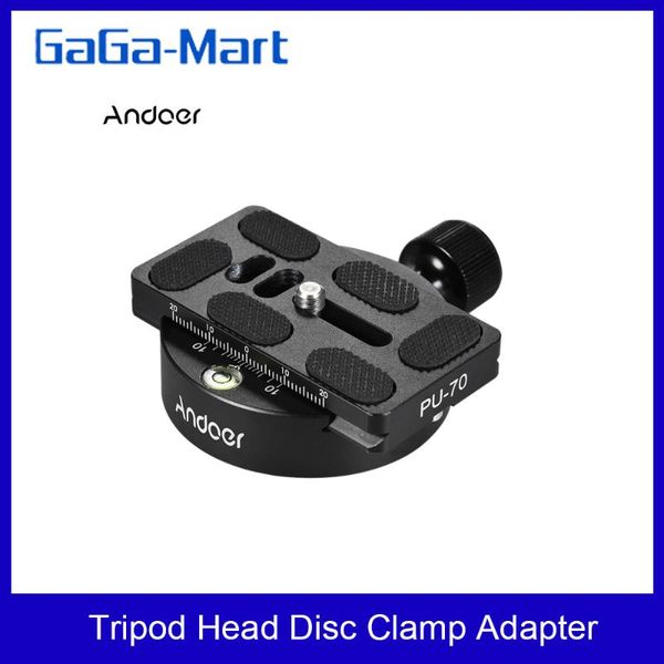 andoer kz-40 universal aluminum alloy tripod head disc clamp adapter w/ pu-70 quick release plate compatible for arca swiss heads
andoer kz-40 universal aluminum alloy tripod head disc clamp adapter w/ pu-70 quick release plate compatible for arca swiss heads