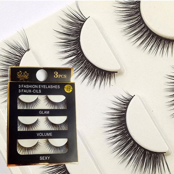false eyelashes 3d59 3pcs 3d hand made fake lashes black cotton stalk natural long soft eye lash reuse daily extension
false eyelashes 3d59 3pcs 3d hand made fake lashes black cotton stalk natural long soft eye lash reuse daily extension