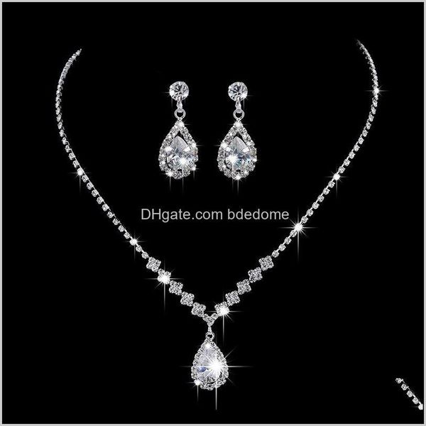 earrings & delivery 2021 arrivals bride noiva wedding party delicate shining water drop crystal link chain necklace pendant earring jewelry, Silver
earrings & delivery 2021 arrivals bride noiva wedding party delicate shining water drop crystal link chain necklace pendant earring jewelry, Silver