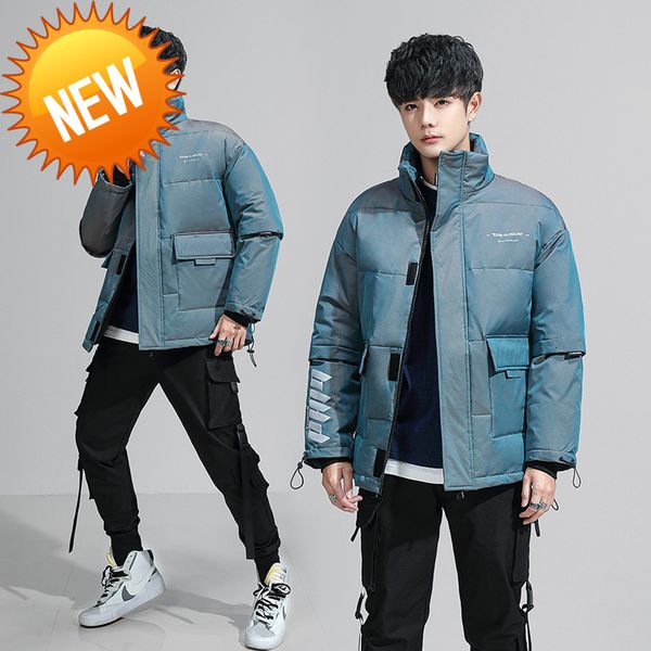 2021 new winter men and women british style thickened warm business leisure down jacket white coat, Black
2021 new winter men and women british style thickened warm business leisure down jacket white coat, Black