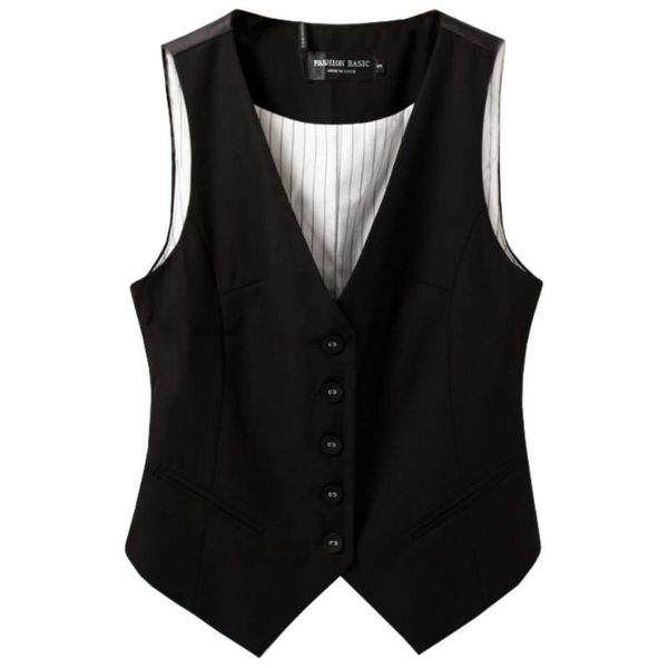 women's vests plus size 4xl arrival fashion jacket women coat single breasted v-neck sleeveless vest suit blazers and jackets, Black;white
women's vests plus size 4xl arrival fashion jacket women coat single breasted v-neck sleeveless vest suit blazers and jackets, Black;white