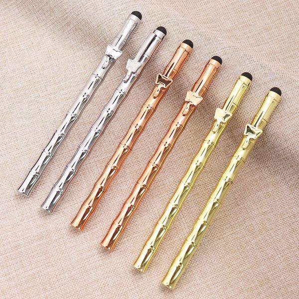 ballpoint pens retro brass bamboo joint metal pen gift touchscreen luxury for writing stationery office school supplies, Blue;orange
ballpoint pens retro brass bamboo joint metal pen gift touchscreen luxury for writing stationery office school supplies, Blue;orange