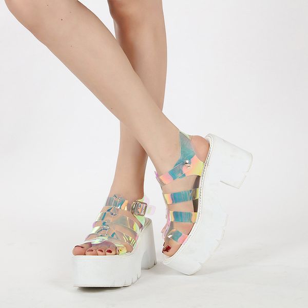 414243 size summer new 2021 european and american personalized bright white platform sandals large size womens shoes factory direct wholesal, Black
414243 size summer new 2021 european and american personalized bright white platform sandals large size womens shoes factory direct wholesal, Black