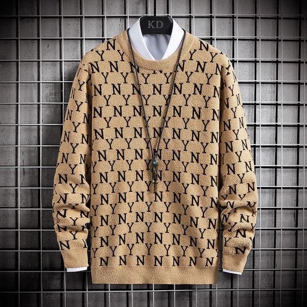 men's sweaters sweater spring autumn student's t-shirt korean slim fit plush round neck youth pullover substantial benefits, White;black
men's sweaters sweater spring autumn student's t-shirt korean slim fit plush round neck youth pullover substantial benefits, White;black