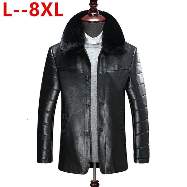 men's fur & faux 8xl 7xl men leather jacket genuine lamb winter coats male collar casual jackets velvet jaqueta masculino, Black
men's fur & faux 8xl 7xl men leather jacket genuine lamb winter coats male collar casual jackets velvet jaqueta masculino, Black