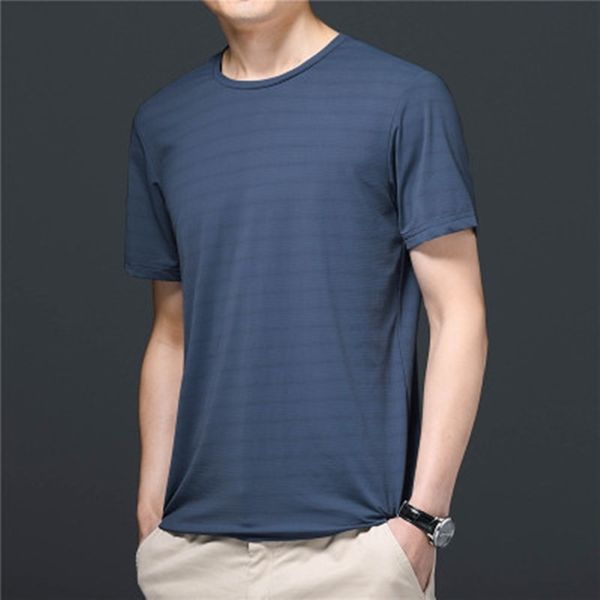 2021 ice silk short sleeve t-shirt summer comfortable dad t-shirt thin middle-aged and old men's loose sports quick drying, White;black
2021 ice silk short sleeve t-shirt summer comfortable dad t-shirt thin middle-aged and old men's loose sports quick drying, White;black