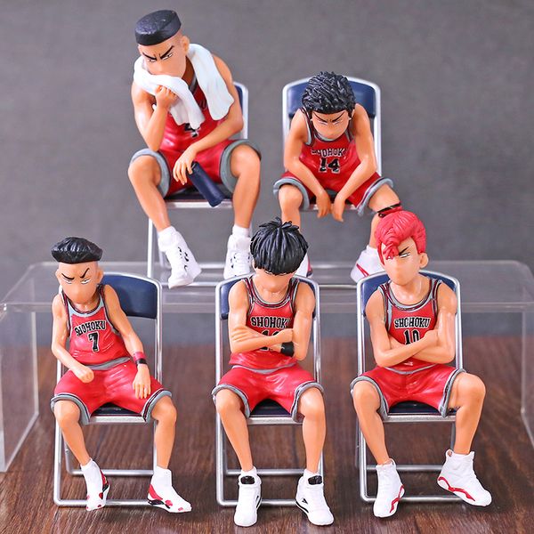Slam Dunk SHOHOKU Hanamichi Sakuragi Rukawa Kaede Miyagi Ryota Akagi Takenori Mitsui Hisashi Figures Toys 5pcs/set
Slam Dunk SHOHOKU Hanamichi Sakuragi Rukawa Kaede Miyagi Ryota Akagi Takenori Mitsui Hisashi Figures Toys 5pcs/set