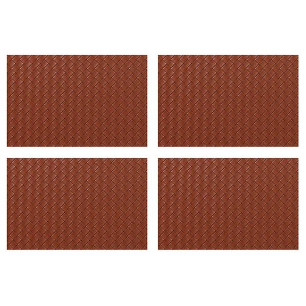 mats & pads 4pcs liner waterproof solid heat resistant non slip faux leather washable home kitchen dining room place mat woven design
mats & pads 4pcs liner waterproof solid heat resistant non slip faux leather washable home kitchen dining room place mat woven design