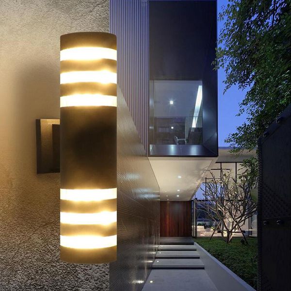 creative led outdoor waterproof wall light 6w10w modern european double head moisture-proof lamp corridor aisle lamps