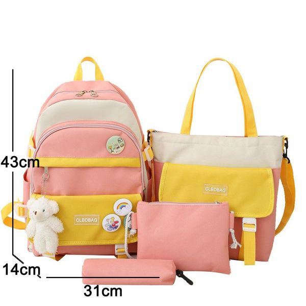 backpack fashion school large capacity children student schoolbag for teenage girls backpacks fresh casual kids bags
backpack fashion school large capacity children student schoolbag for teenage girls backpacks fresh casual kids bags