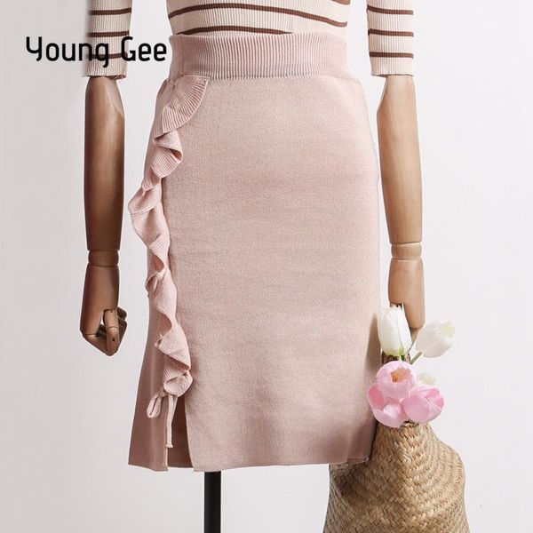 skirts young gee 2021 autumn women fashion elastic waist stretch knit skirt side split step package hip slim stringy selvedge, Black
skirts young gee 2021 autumn women fashion elastic waist stretch knit skirt side split step package hip slim stringy selvedge, Black