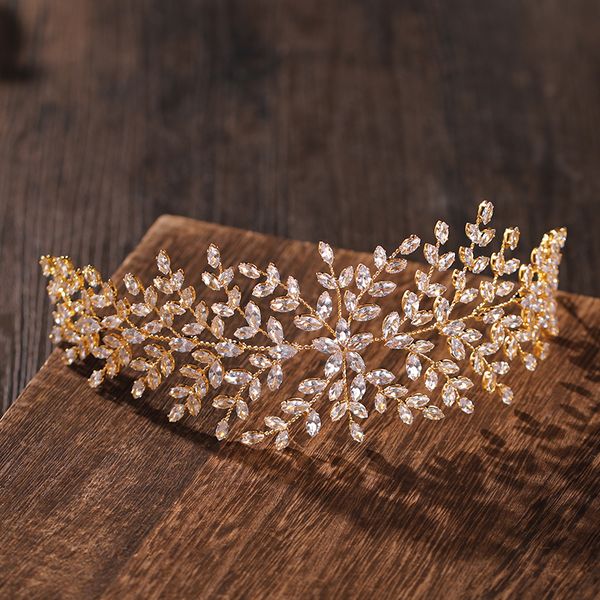 trendy bride hair ornaments glod color wedding zircon tiaras women headband wedding hair accessories jewelry crowns headpiecedio chan contac, Golden;white
trendy bride hair ornaments glod color wedding zircon tiaras women headband wedding hair accessories jewelry crowns headpiecedio chan contac, Golden;white