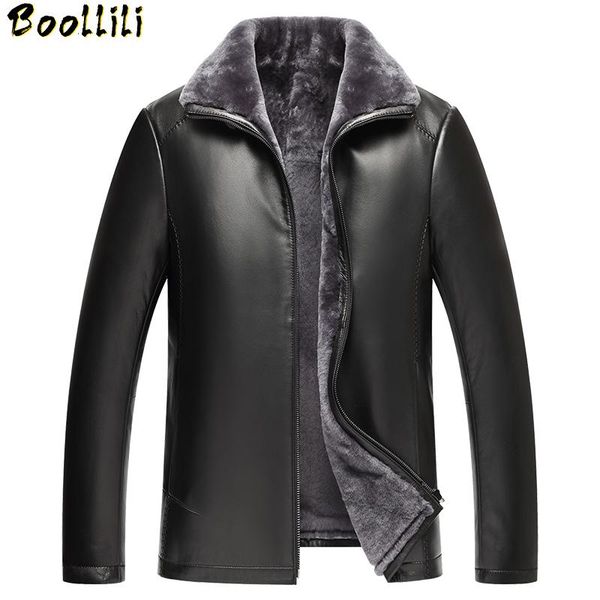men's leather & faux boollili genuine jacket real fur sheepskin coat winter shearling men veste cuir homme, Black
men's leather & faux boollili genuine jacket real fur sheepskin coat winter shearling men veste cuir homme, Black