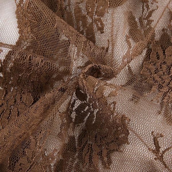 women's t-shirt brown vintage y2k lace crop short sleeve see through mesh woman tshirts v neck up floral kawaii clothes, White
women's t-shirt brown vintage y2k lace crop short sleeve see through mesh woman tshirts v neck up floral kawaii clothes, White