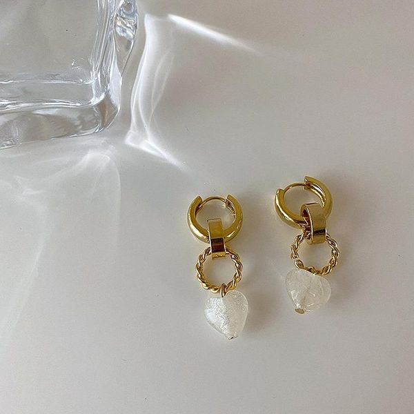 dangle & chandelier korean fashion vintage resin heart metallic gold plated buckle circle earrings for women c-shaped party jewelry, Silver
dangle & chandelier korean fashion vintage resin heart metallic gold plated buckle circle earrings for women c-shaped party jewelry, Silver