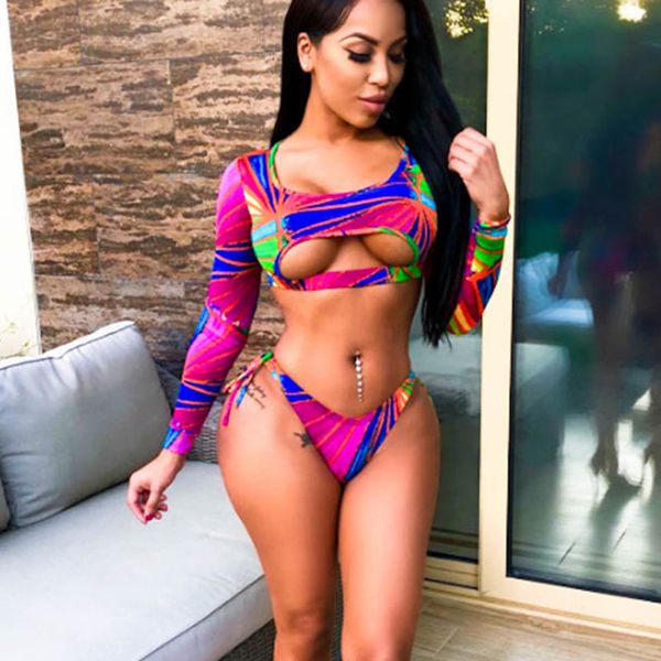 geometric long sleeve swimsuit brazilian swimwear women high cut hollow out bikinis mujer bondage bathing suit beach wearing
geometric long sleeve swimsuit brazilian swimwear women high cut hollow out bikinis mujer bondage bathing suit beach wearing