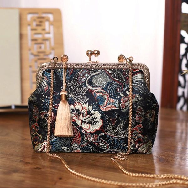 evening bags two sisters chinese style silk series cheongsam bag women's handbag versatile hand held gold gift
evening bags two sisters chinese style silk series cheongsam bag women's handbag versatile hand held gold gift