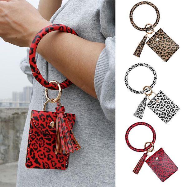 card holder purse pu leather bracelet keychain leopard crocodile pattern wallet coin bag with tassels keyring pendant waist bags
card holder purse pu leather bracelet keychain leopard crocodile pattern wallet coin bag with tassels keyring pendant waist bags