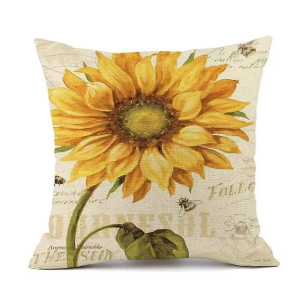 cushion/decorative pillow classic sunflower pattern cotton and linen pillowcase car sofa cushion chair pad pillows for living room home deco
cushion/decorative pillow classic sunflower pattern cotton and linen pillowcase car sofa cushion chair pad pillows for living room home deco