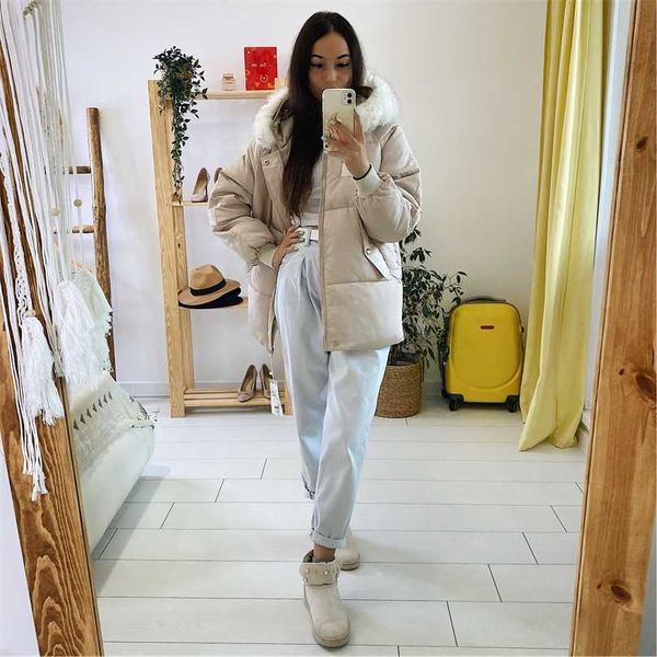 cotton-padded clothes women's mid-length winter jacket female thick ins bread clothing women loose padded coats 211102, Black
cotton-padded clothes women's mid-length winter jacket female thick ins bread clothing women loose padded coats 211102, Black