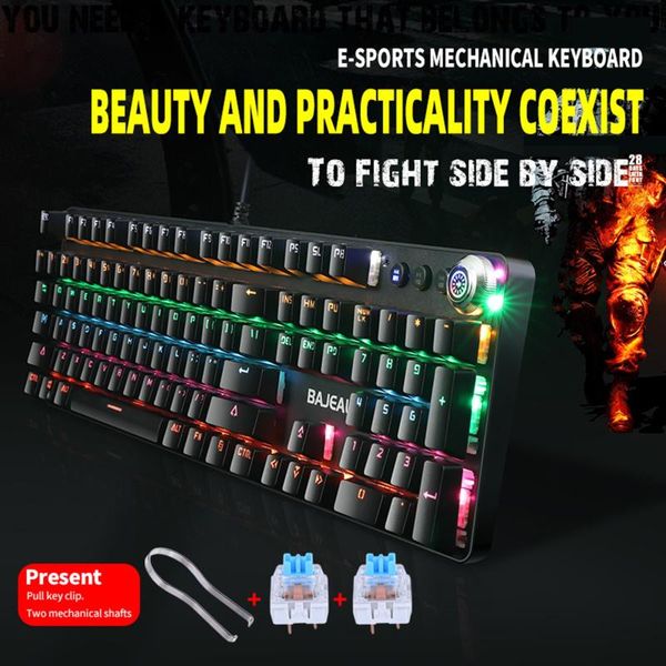 keyboards knob multimedia luminous mechanical keyboard green axis gaming backlit led wired russian sticker
keyboards knob multimedia luminous mechanical keyboard green axis gaming backlit led wired russian sticker
