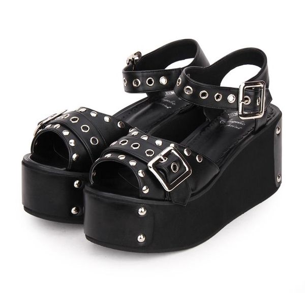 angelic imprint woman mori girl lolita cosplay rivet punk shoes lady high heel pumps women princess summer cool sandals35-468257 sandals, Black
angelic imprint woman mori girl lolita cosplay rivet punk shoes lady high heel pumps women princess summer cool sandals35-468257 sandals, Black