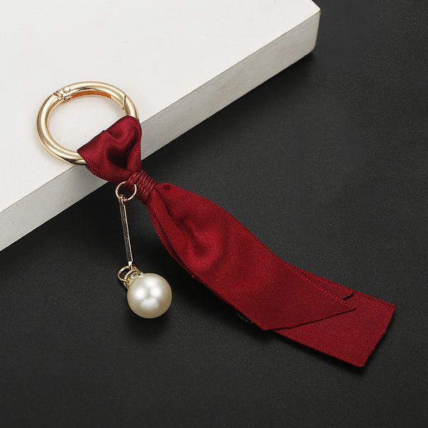 fashion pearl satin keychain bag detachable pendant korean style ribbon handmade diy jewelry accessories women golden key rings, Slivery;golden
fashion pearl satin keychain bag detachable pendant korean style ribbon handmade diy jewelry accessories women golden key rings, Slivery;golden