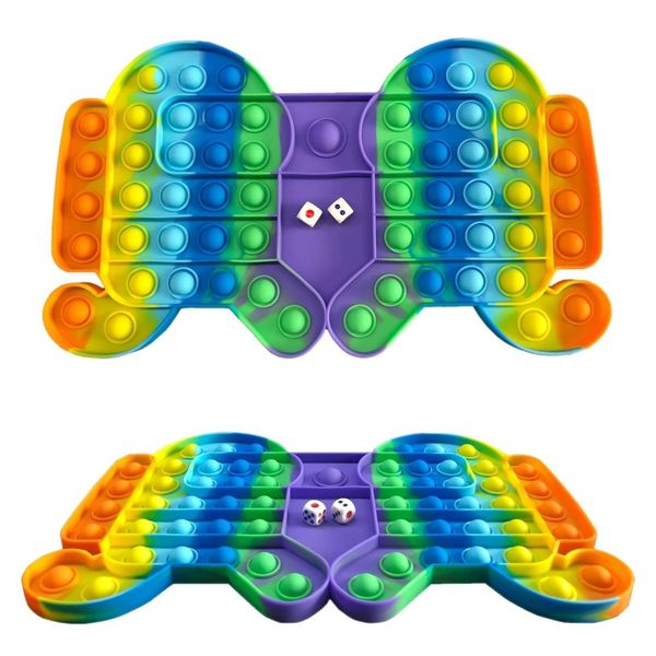 dhl large size game fidget toy rainbow chess push bubble fidget sensory toys for parent-child time interactive game
dhl large size game fidget toy rainbow chess push bubble fidget sensory toys for parent-child time interactive game