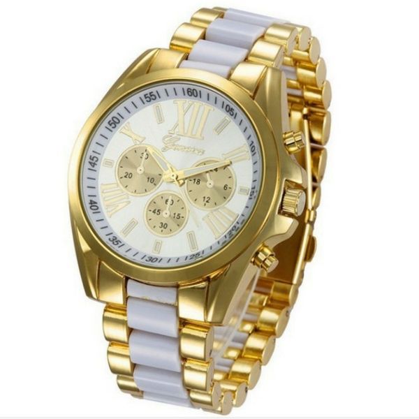 european and american fashion high-end foreign trade geneva three-eye alloy mens steel strap watch roman numerals student quartz watch, Slivery;brown
european and american fashion high-end foreign trade geneva three-eye alloy mens steel strap watch roman numerals student quartz watch, Slivery;brown