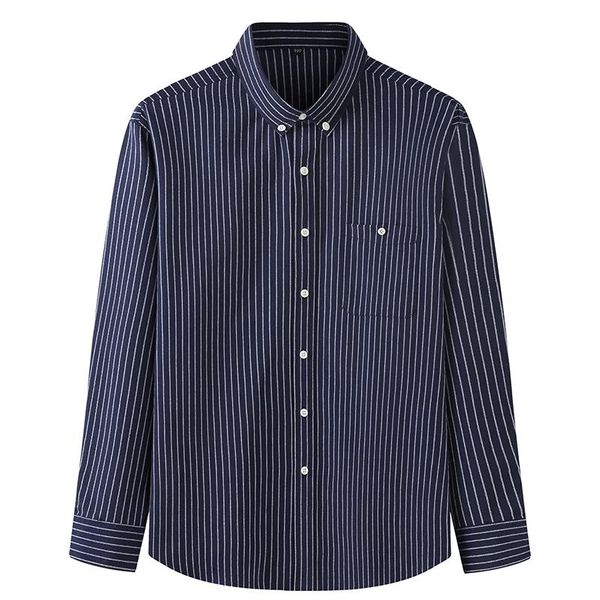 large size long-sleeved men's cotton comfortable striped shirt business formal wear casual loose oversized 10xl shirts, White;black
large size long-sleeved men's cotton comfortable striped shirt business formal wear casual loose oversized 10xl shirts, White;black