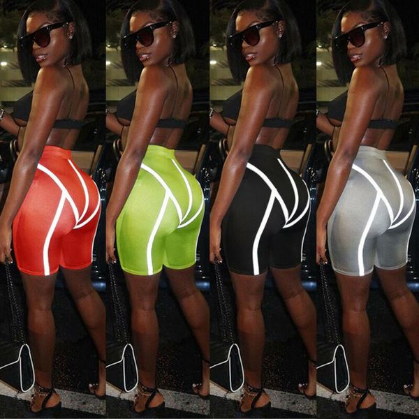 womens cycling shorts fashion skinny reflective dancing gym biker leggings active casual sports women's, White;black
womens cycling shorts fashion skinny reflective dancing gym biker leggings active casual sports women's, White;black
