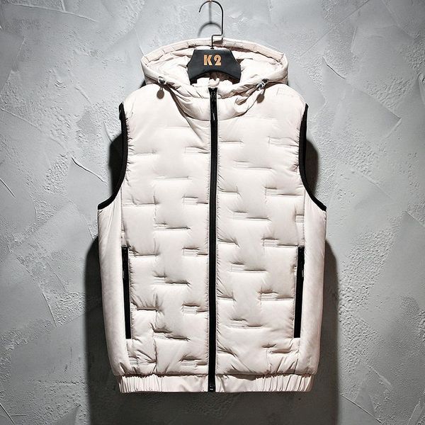 men's vests winter hooded vest men solid waterproof warm padded sleeveless jacket casual waistcoat thicken parkas clothing 5xl, Black;white
men's vests winter hooded vest men solid waterproof warm padded sleeveless jacket casual waistcoat thicken parkas clothing 5xl, Black;white