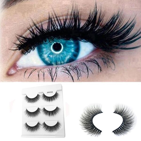 3pairs of thick false lashes eyelashes fluffy strip long natural makeup extension for beauty#07271
3pairs of thick false lashes eyelashes fluffy strip long natural makeup extension for beauty#07271